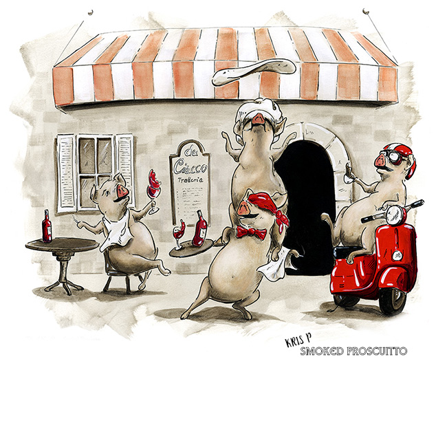 smoked prosciutto  by JT Vegar